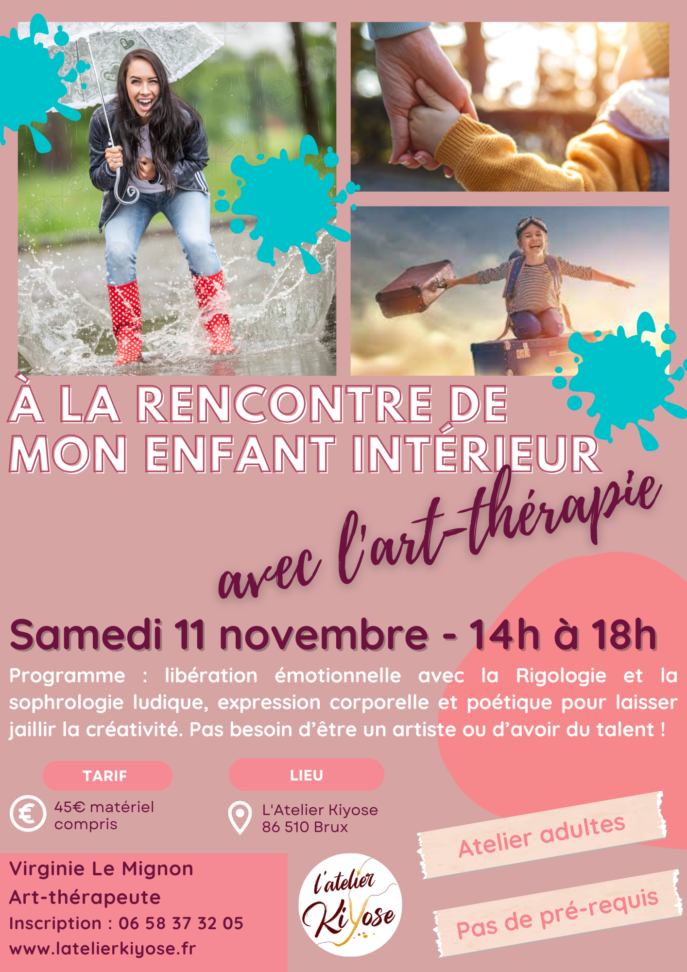 Affiche « À la rencontre de mon enfant intérieur »