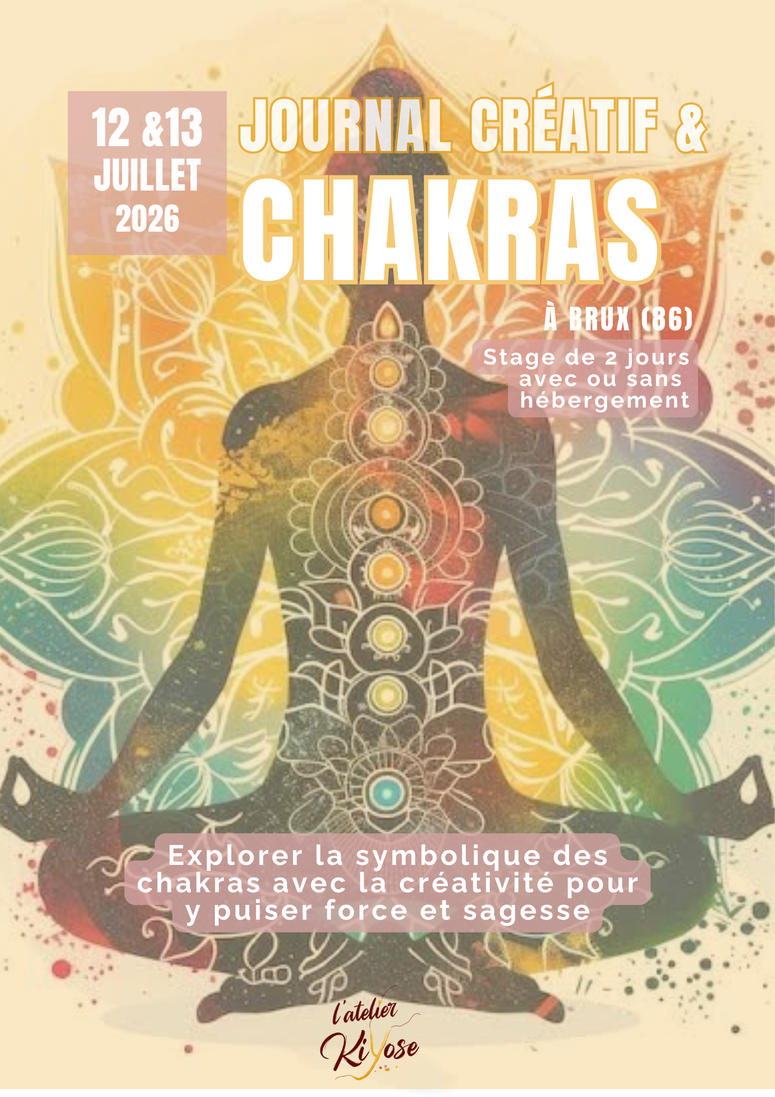 Retraite 2 jours Journal créatif® « Chakras & Journal créatif®»