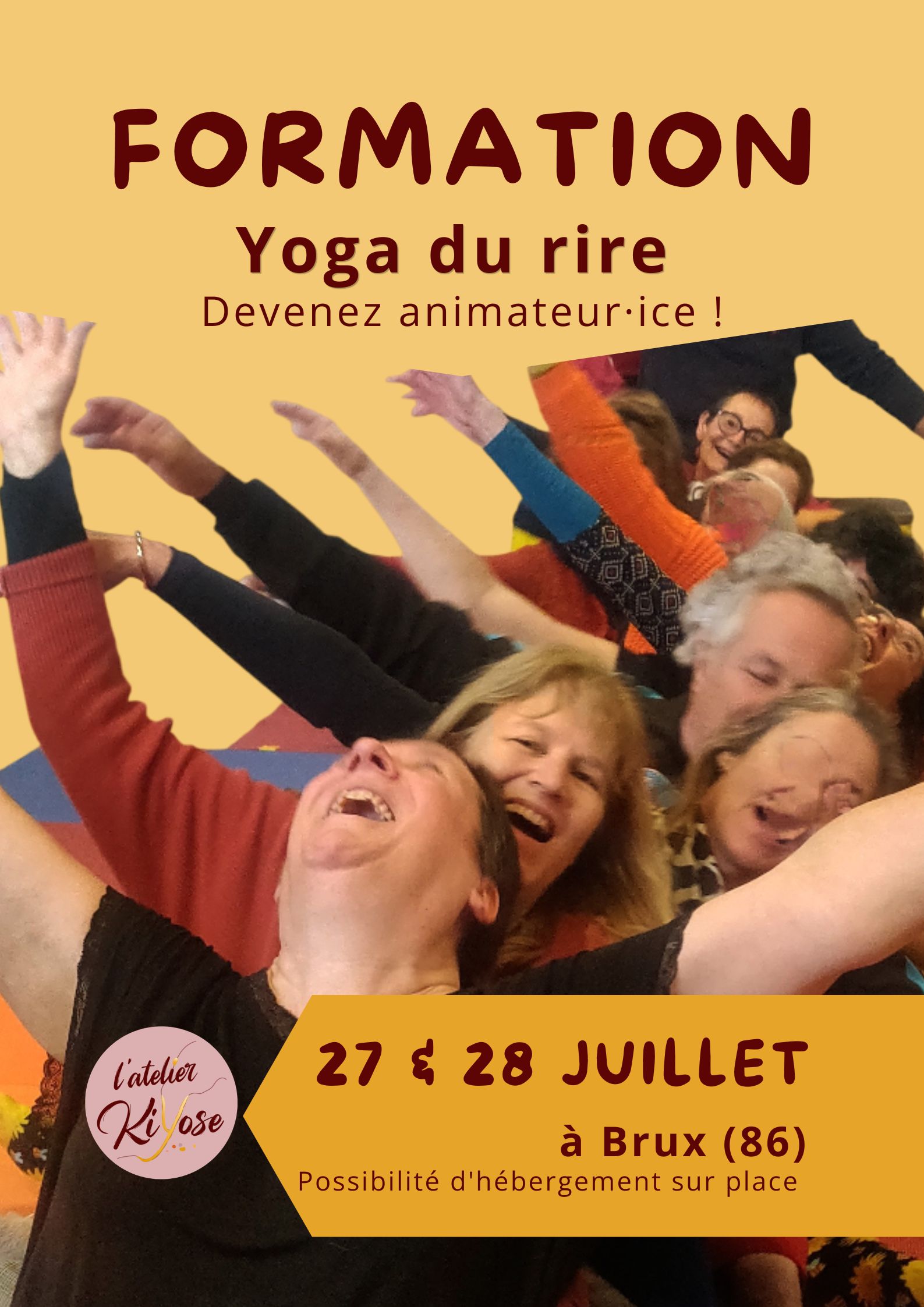 Formation Animateur Yoga du rire certifié