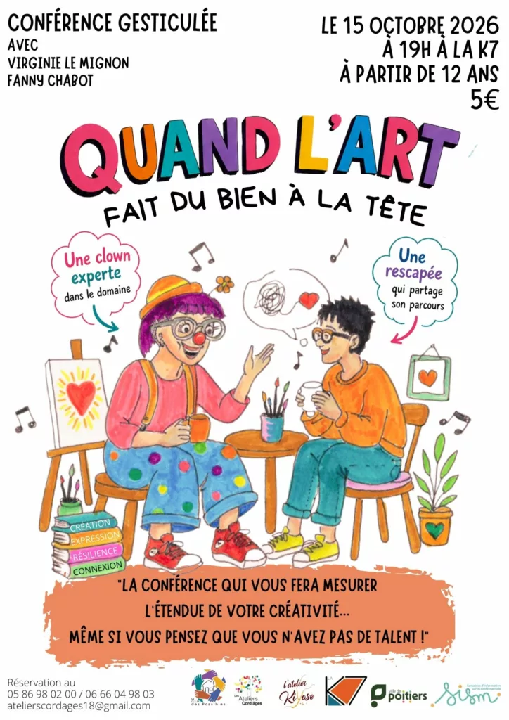 Conférence gesticulée « Quand l&rsquo;art fait du bien à la tête »